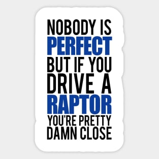 Raptor Owners Sticker